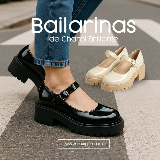 Zapato Bailarina de Charol Brillante