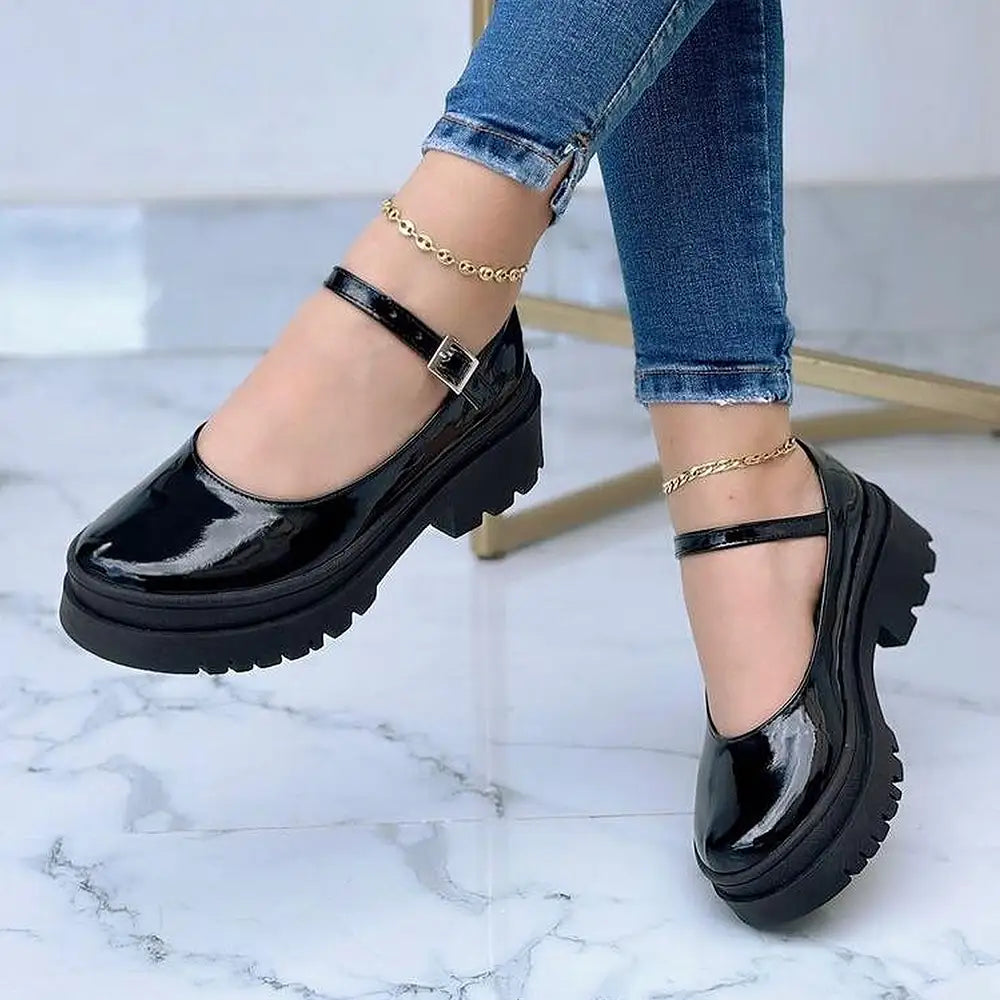 Zapato Bailarina de Charol Brillante
