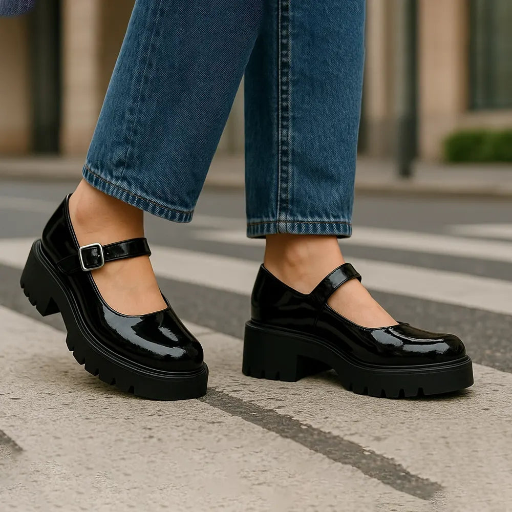 Zapato Bailarina de Charol Brillante