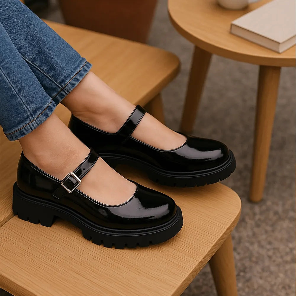 Zapato Bailarina de Charol Brillante