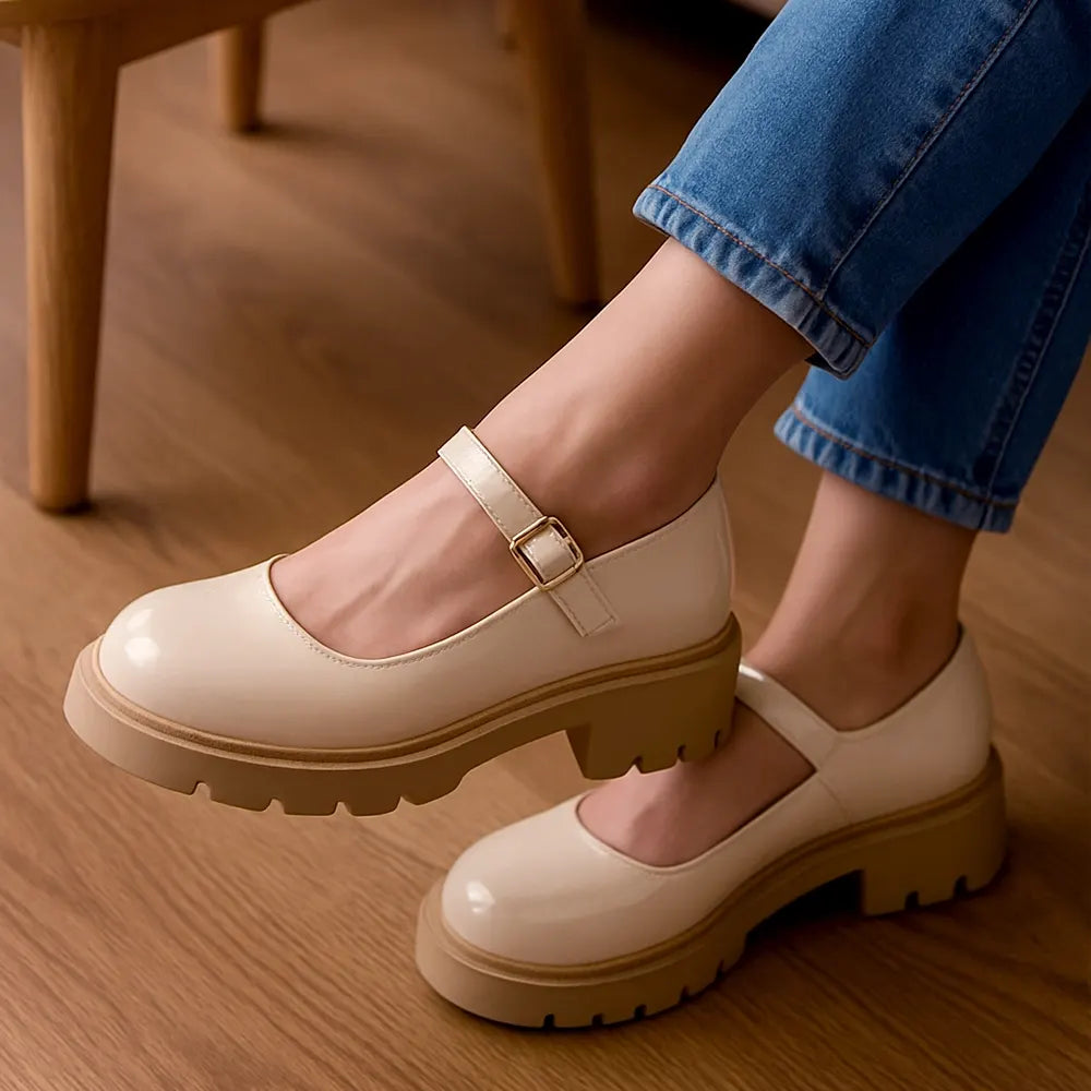 Zapato Bailarina de Charol Brillante