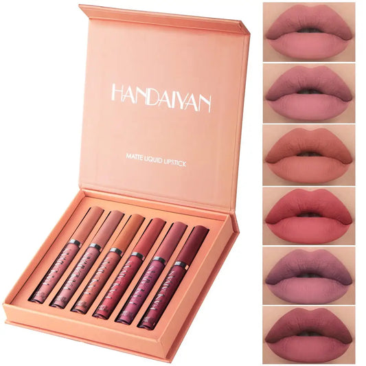 Labiales Líquidos Mate Handaiyan Set X6